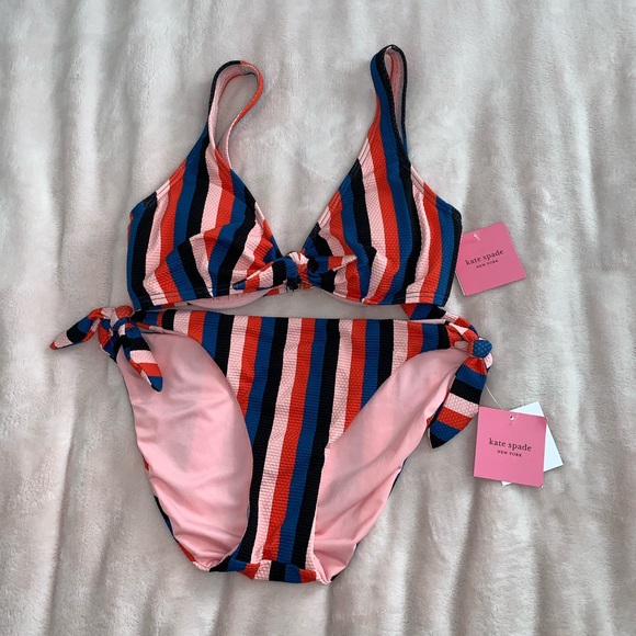 kate spade Other - Kate spade striped Bikini set size XS